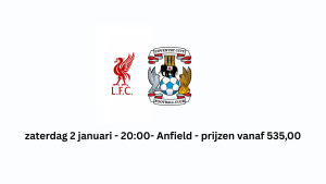 Liverpool - Coventry City tickets 2026/2027